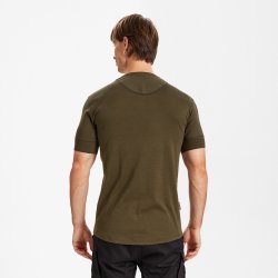 ENGEL Extend Grandad T-shirt Forest Green 9256-565
