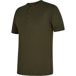 ENGEL Extend Grandad T-shirt Forest Green 9256-565