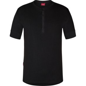 ENGEL Extend Grandad T-shirt Sort 9256-565
