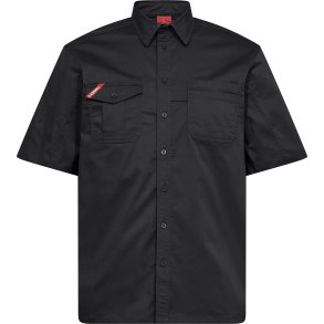 ENGEL Extend kortrmet skjorte med strk Antrazitgr 7184-812