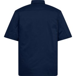 ENGEL Extend kortrmet skjorte med strk Blue Ink 7184-812