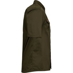 ENGEL Extend kortærmet skjorte med stræk Forest Green 7184-812