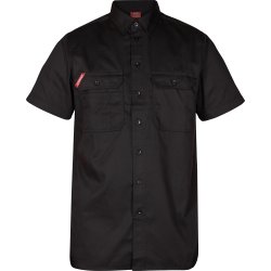 ENGEL Extend kortrmet skjorte Sort 7183-810