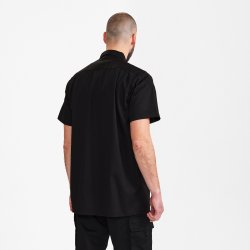 ENGEL Extend kortrmet skjorte Sort 7183-810