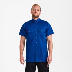 ENGEL Extend kort�rmet skjorte Surfer Blue 7183-810