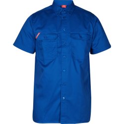 ENGEL Extend kortærmet skjorte Surfer Blue 7183-810