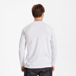 ENGEL Extend langrmet T-shirt Hvid 9065-141