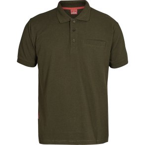 ENGEL Extend poloshirt med brystlomme Forest Green 9055-178
