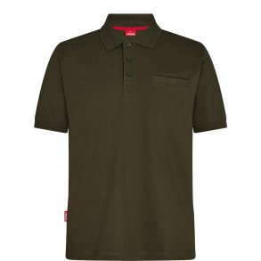 ENGEL Extend poloshirt med brystlomme Forest Green 9055-178