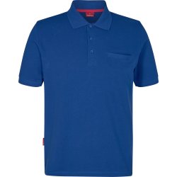ENGEL Extend poloshirt med brystlomme Surfer Blue 9055-178