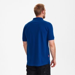 ENGEL Extend poloshirt med brystlomme Surfer Blue 9055-178