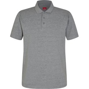 ENGEL Extend Poloshirt med strk Grmelange 9022-340