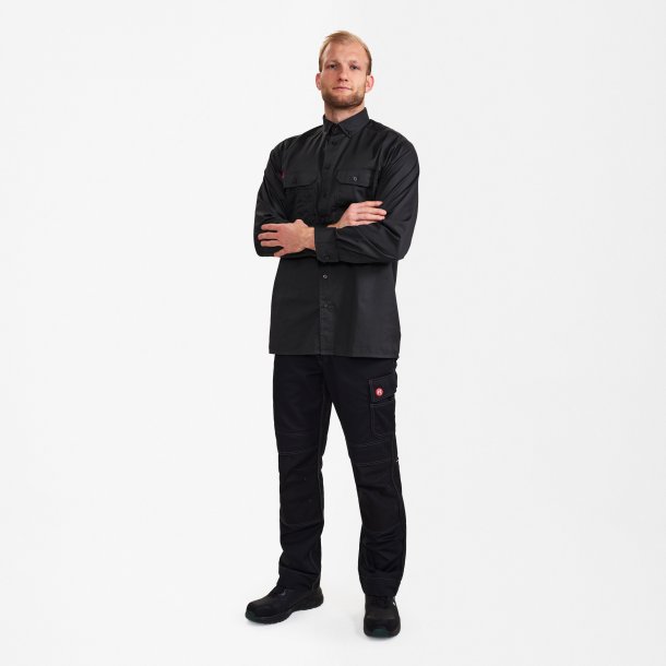 ENGEL Extend langrmet skjorte Antrazitgr 7181-810