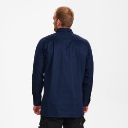 ENGEL Extend langrmet skjorte Blue Ink 7181-810