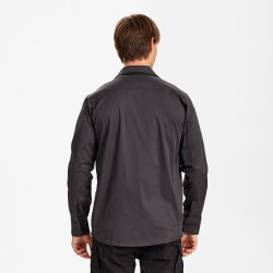 ENGEL Extend langærmet skjorte med stræk Antrazitgrå 7185-812