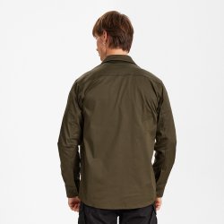 ENGEL Extend langærmet skjorte med stræk Forest Green 7185-812