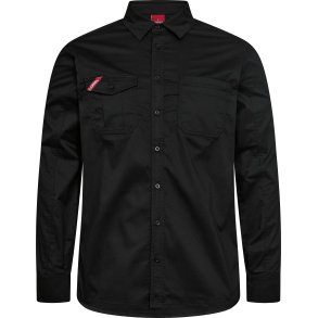 ENGEL Extend langrmet skjorte med strk Sort 7185-812