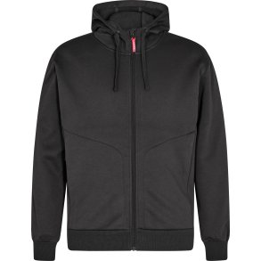 ENGEL Extend sweatshirt med h�tte Antrazitgr� 8023-233