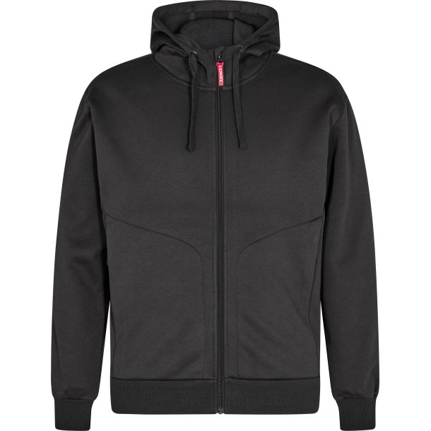 ENGEL Extend sweatshirt med h�tte Antrazitgr� 8023-233