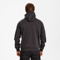 ENGEL Extend sweatshirt med h�tte Antrazitgr� 8023-233