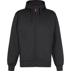 ENGEL Extend sweatshirt med hætte Antrazitgrå 8023-233