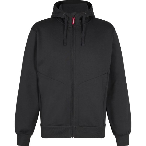 ENGEL Extend sweatshirt med htte Antrazitgr 8023-233