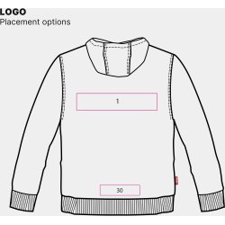 ENGEL Extend sweatshirt med hætte Antrazitgrå 8023-233