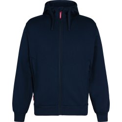 ENGEL Extend sweatshirt med hætte Blue Ink 8023-233