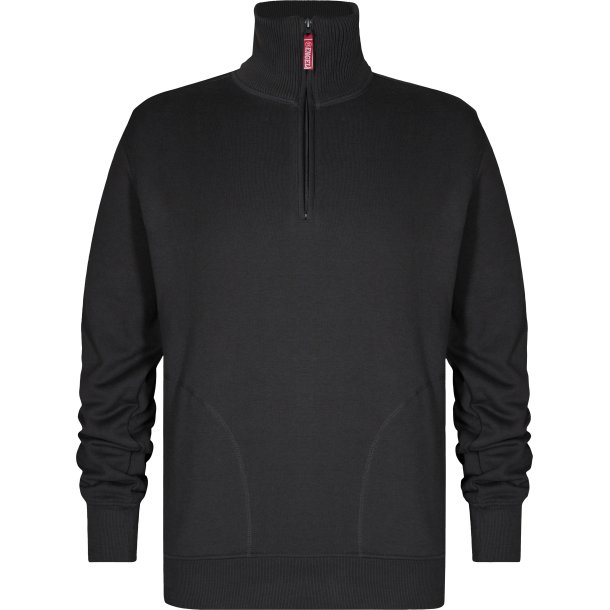 ENGEL Extend sweatshirt med hj krave Antrazitgr 8014-136