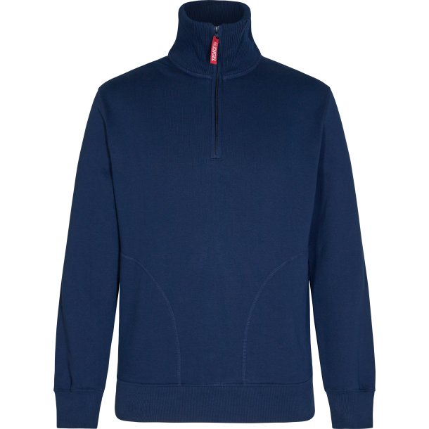 ENGEL Extend sweatshirt med hj krave Blue Ink 8014-136