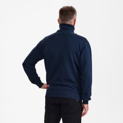ENGEL Extend sweatshirt med hj krave Blue Ink 8014-136