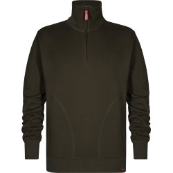 ENGEL Extend sweatshirt med hj krave Forest Green 8014-136