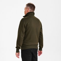 ENGEL Extend sweatshirt med hj krave Forest Green 8014-136