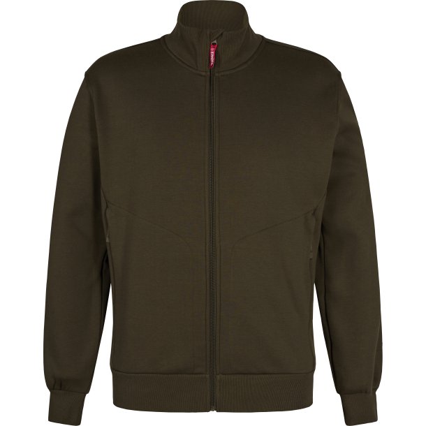 ENGEL Extend sweatshirt med hj krave Forest Green 8024-233