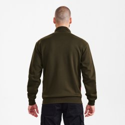ENGEL Extend sweatshirt med hj krave Forest Green 8024-233