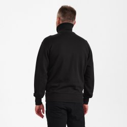 ENGEL Extend sweatshirt med hj krave Sort 8014-136