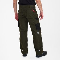 ENGEL Galaxy arbejdsbukser Forest Green/Sort 2810-254