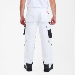 ENGEL Galaxy arbejdsbukser Hvid/Antrazitgr 2810-254