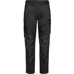 ENGEL Galaxy arbejdsbukser med strk Antrazitgr/Sort 2809-255