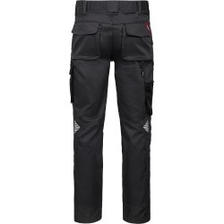 ENGEL Galaxy arbejdsbukser med strk Antrazitgr/Sort 2809-255