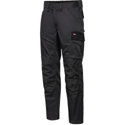 ENGEL Galaxy arbejdsbukser med strk Antrazitgr/Sort 2809-255