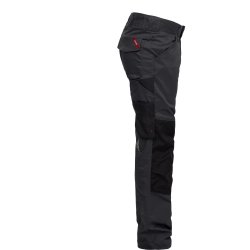 ENGEL Galaxy arbejdsbukser med strk Antrazitgr/Sort 2809-255