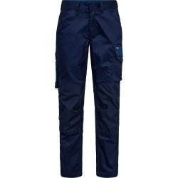 ENGEL Galaxy arbejdsbukser med stræk Blue Ink/Dark Petrol 2809-255