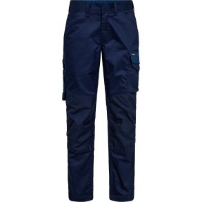 ENGEL Galaxy arbejdsbukser med strk Blue Ink/Dark Petrol 2809-255