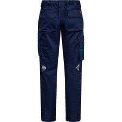 ENGEL Galaxy arbejdsbukser med stræk Blue Ink/Dark Petrol 2809-255