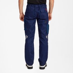 ENGEL Galaxy arbejdsbukser med stræk Blue Ink/Dark Petrol 2809-255