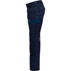 ENGEL Galaxy arbejdsbukser med stræk Blue Ink/Dark Petrol 2809-255