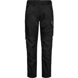 ENGEL Galaxy arbejdsbukser med strk Sort/Antrazitgr 2809-255