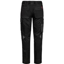 ENGEL Galaxy arbejdsbukser med strk Sort/Antrazitgr 2809-255