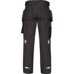 ENGEL Galaxy arbejdsbukser med hængelommer Antrazitgrå/Sort 2811-254